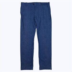 Greyson Montauk Blue Performance Men's AOP Acid Geometric Golf Pant Sz 37x32* EC